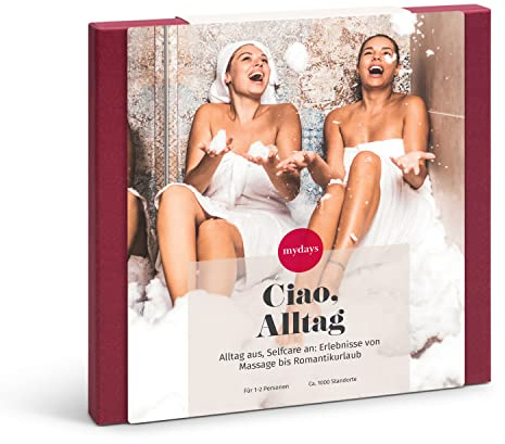mydays Geschenkbox Ciao, Alltag | Reisegutschein für 1-2 Personen, an ca. 1400 Orten