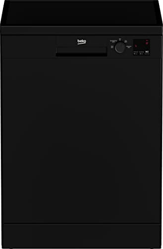 Beko DVN04320B Full Size Dishwasher - Black - E Rated