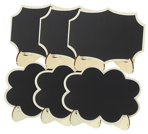 Tofficu 6stücke Kleine Kreidetafel Tafel Kreidetafeln Tafel Kleine Kreidetafelschilder Kreidetafelschild Für Hochzeiten