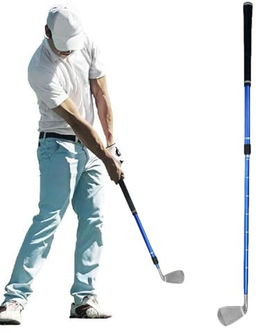 Putter telescopico, mazza da golf telescopica in lega di alluminio, comoda impugnatura, strumento per pratica con lunghezza regolabile, per principianti, putter telescopico da golf per parco giochi e