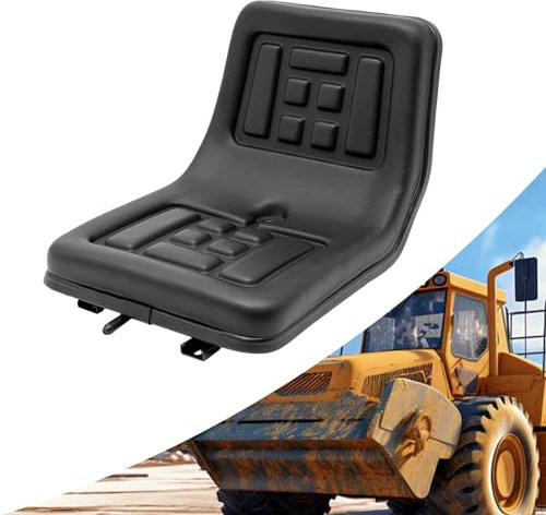Asiento de tracción de hierro para tractor, asiento universal, ajustable, suspensión para tractor, para carretilla elevadora, excavadora, cortacésped y volquete