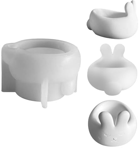 Moules en silicone de Pâques - Lapin - Coquetier - Moule en silicone - Décoration de Pâques - Coquetier en silicone - Coquetier en silicone - Moules en plâtre pour le moulage - Moules en résine époxy