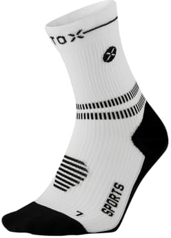 STOX Energy Socks Kurze Sportsocken Damen, Kompressionssocken, Sport Socken | Kompressionsstrümpfe Klasse 2, Compression Ankle Socks Women, Fitness, Gym, Hyrox, Sneaker Socken Sport, Anti-Blasen, Nahtlos
