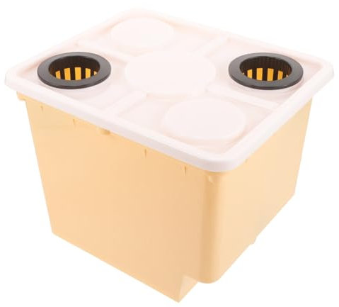 iplusmile Secchio per Piantare Miracolo Piante Crescente Coltura Coltivazione Fuori Suolo Lattuga Secchio per La Semina di Ortaggi Yellow Plastica