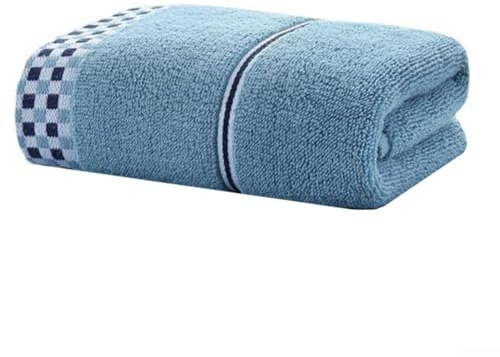 HavenDomicile Toallas faciales suaves y de algodón para adultos, complemento perfecto para cualquier juego de cuidado personal (azul)