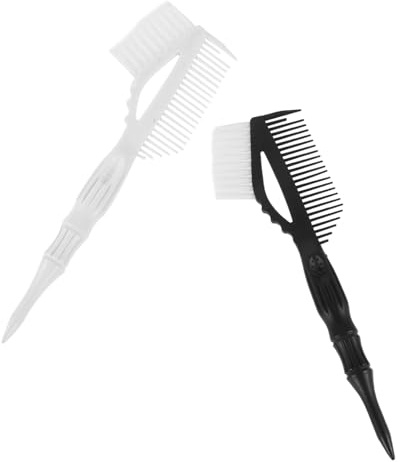 FRCOLOR 2 pièces Brosse Coiffure Pinceau Teinture Cheveux pour Salon Coloration Facile Ergonomique Application Uniforme Professionnelle