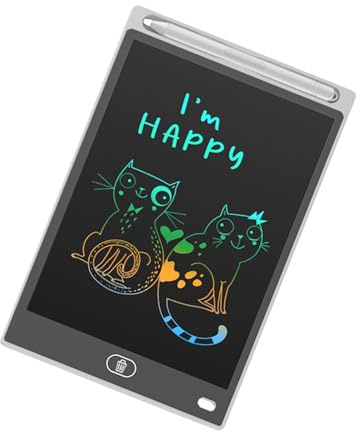 Bloc-notes LCD sensible à la pression de 8,5 pouces, écran portable, outil de prise de notes pour enfants, carnet de croquis numérique professionnel pour enfants