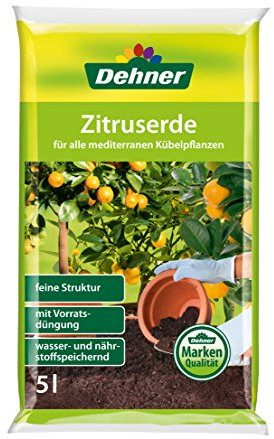 Dehner Zitruspflanzenerde, Spezialerde für alle Zitruspflanzen, 5 l