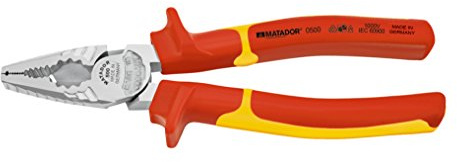 MATADOR Kraft-Kombizange VDE, 7 Zoll - 180 mm, 0500 1180