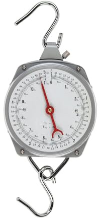Kerbl Zeigerschnellwaage Hängewaage bis 5 kg Kofferwaage Unterteilung je 20 g