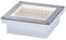 Paulmann 94238 94238-Lampe solaire encastrable au sol-LED-Lampe d'extérieur carrée-Avec 1 x 0,7 W noir 3000 K blanc chaud, Acier inoxydable Plastique, 0.7 W, 10 x 10 cm