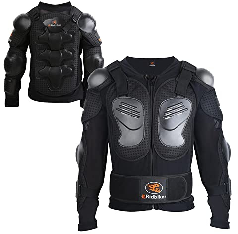 Dirt Bike Gear for Youth Motorcycle Jacket with Armor Chest Protector Riding Gear Youth Spine Guard