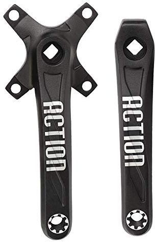 Outbit Fahrradkurbel – 2 Stück, Aluminiumlegierung, Linke und rechte Mountainbike-Kurbel, Fahrradzubehör, 170 mm Starke axiale Festigkeit Für Mountainbike-Reparaturen