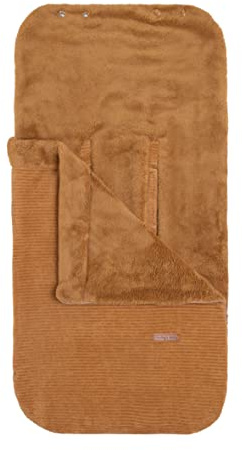 Baby's Only - Fußsack Babyschale 0+ Sense - Cordsamtlook - Passt auf alle Autositze - 3 und 5-Punkt-Gurte Autositz - für Jungen und Mädchen - Caramel - 86x38 cm | Baby Fußsack - Für 5- und 3-Punkt-Gurten Autositz - Babyfußsack Babyschale - Universell verwendbar - für Jungen und Mädchen