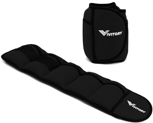 Vivitory Verstellbare Knöchelgewichte für Damen und Herren, Beingewichte 2 bis 4,5 kg, Armgewichte, Knöchelgewichte für Krafttraining, Joggen, Gymnastik, Aerobic, Physiotherapie