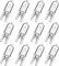 Simusi G9 Halogen Bulbs, G9 28W Light Bulbs, G9 Dimmable Capsule Bulbs, Warm White 230V 2700K, Non-Flicker,12 Pack