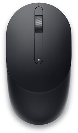 Dell Kabellose Maus 1536, 2,4 GHz RF, Einstellbare DPI (1000–4000) | Ergonomisch, 3 Tasten (1 programmierbar), 36 Monate Akkulaufzeit, Schwarz, USB-Empfänger, beidhändige Nutzung