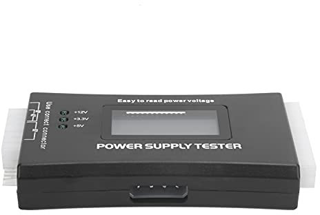 20+4 Pin Power Detector LCD Computer Power Supply Tester ATX Connector Power Supply Tester for, P4, Dual CPU, PCIExpress