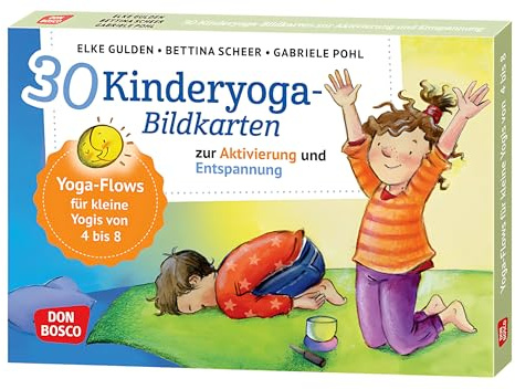 30 Kinderyoga-Bildkarten zur Aktivierung und Entspannung: Yoga-Flows für kleine Yogis von 4 bis 8. 30 Bildkarten mit beliebten Asanas, die Yoga für ... und innere Balance. 30 Ideen auf Bildkarten)