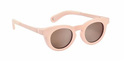 BÉABA, Occhiali Da Sole Per Bambini 9-24 Mesi, Protezione 100% UV - CAT 3, Protezione Laterale, Comfort Ottimale, Aste Regolabili A 360°, Adattabili Alla Vista, Collezione Retro Delight Blush