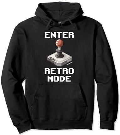 Entrar en modo retro 80s 90s nostalgia vintage arcade gaming Sudadera con Capucha