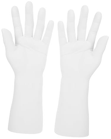 SAFIGLE 2stücke Schaufensterpuppenhand Aus Hochwertigem Vinylmaterial Formschön Dekorativer Handringhalter Für Desktop-präsentation Zarter Handschmuckhalter Zur Eleganten Sortierung Und Pr