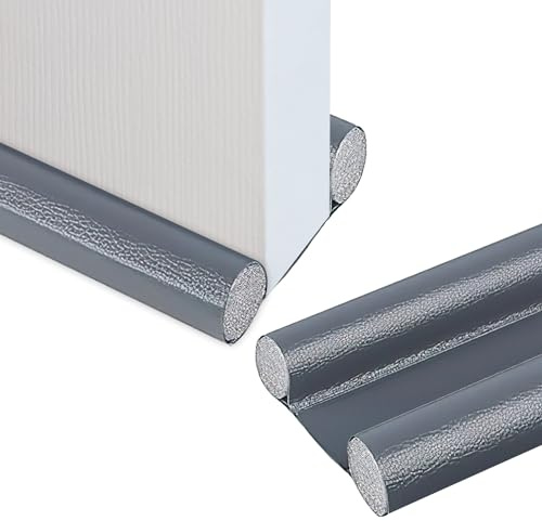 Joint de bas de porte réglable et insonorisant - 96 cm - Gris