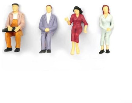 Bemalte Figuren Modell Set, 200 Stück, Erstellen Sie ein lebendiges Modell Sandtisch und Landschaft