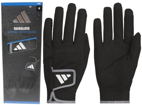 adidas Unisex Men Golf RAINGLOVE Pair, Black, L