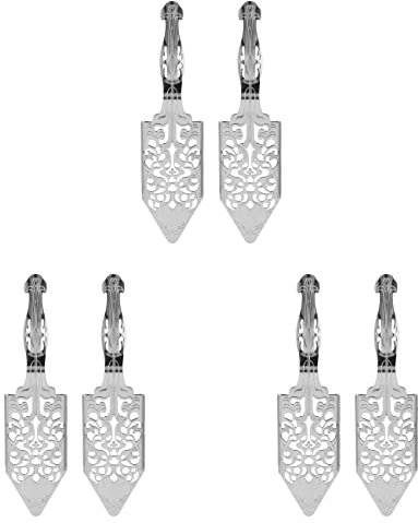 Lckiioy Cucharas de Absenta de 6 Piezas, Kit de Fabricación de Cucharas de Cócteles de Absenta de Acero Inoxidable Gotero Gótico para Fuente de Absenta