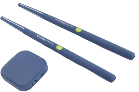 Electric Air Trumset, Virtuella Trumsticks Set, 3D Motion Sensing 8 Sounds Bluetooth Portable RGB Osynliga Trummor med Trumpinnar för Vuxna Barn Slagverkstillbehör