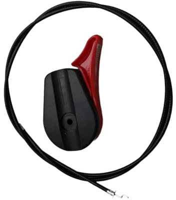 Milageto Kit de câble de de la tondeuse à gazon, avec interrupteur de à levier d'interrupteur pour la pelouse à essence électrique à la machine à, Rouge