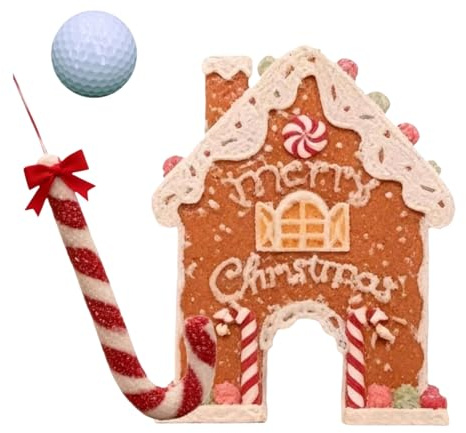 Weihnachtliches Familienspiel für Innenräume | Lustiges Motiv Spielzeug | Kompaktes Familien Weihnachts Golf Aktivitätsset | Für Kinder Mädchen Zuhause Reisen Schulen