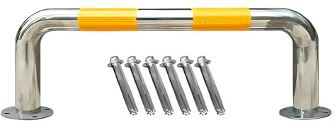 Dissuasori di sicurezza stradale, Dissuasori di sicurezza riflettenti con bullone, Dissuasore for carichi pesanti Diametro tubo 2,5 pollici, Dissuasore for il controllo del traffico(39x12in)