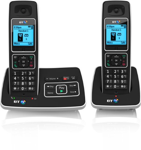 BT 6500 Cordless DECT Phone with Answer Machine and Nuisance Call Blocking (Pack of 2)