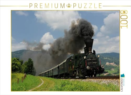 CALVENDO Puzzle Unterwegs mit der dienstältesten Dampflokomotive der Welt. | 1000 Teile Lege-Größe 64 x 48 cm Foto-Puzzle für glückliche Stunden