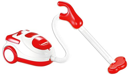 Red & White My First Vacuum Cleaner Girls Pretend Hoover Cleaning Childrens Roleplay Toy for Ages 3 Years+