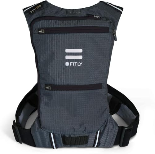 Zaino Da Corsa Minimalista - Zaino da corsa unisex con porta telefono, portaoggetti e cintura toracica - Porta oggetti personali durante la corsa - Attrezzatura da corsa per uomini e donne