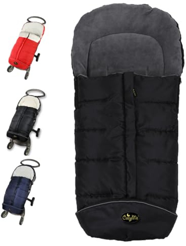 CozyMe Stroller Footmuff, Insulated Stroller Blanket Evelution, Water Repellent Winter Bunting Bag for Strollers, Central Open, Height Adjustable, M6-4T