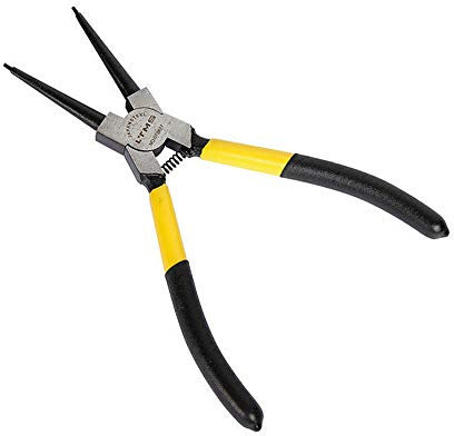 POWERTOOL Snap Ring Pliers Mini Long Nose/Straight/Bent Internal/External Circlip Pliers for DIY and Wood Working (7 External Straight)