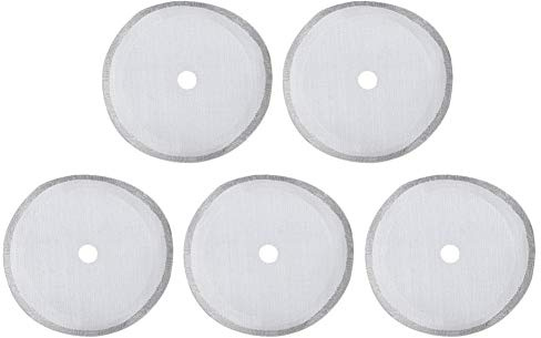 Accesorio Filtro Malla Cafetera 5 Piezas Filtro Repuesto Cafetera Desmontable Portátil Acero Inoxidable 304(L 1000Ml)