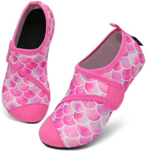 SAGUARO Kinder Badeschuhe Schnell Trocknend Atmungsaktiv Wasserschuhe Leicht Weich Barfußschuhe-Touch X, Gr. 20-37