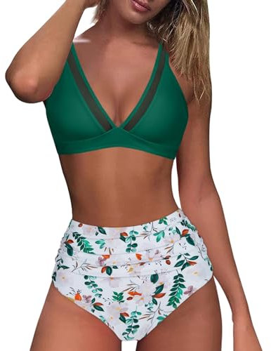 waveboard Kinder ab 10 Jahre Zweiteiler Damen elegant 70er Jahre Bekleidung Damen Bikini Oberteil ohne träger Schuhe Bikini mit hohem Bund weißes Hemd rückenfreies top sexy Push