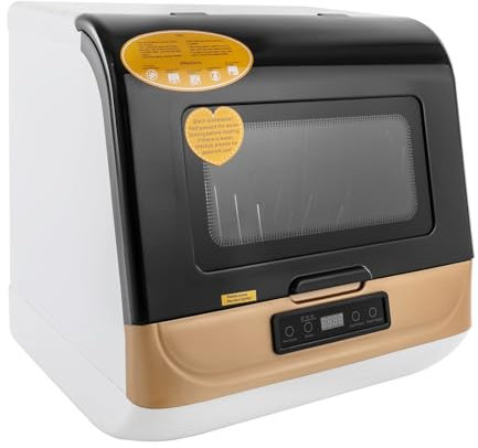 Multifunktionaler Tisch-Geschirrspüler Gold Modern Rectangle PP ABS Edelstahl Touch-Steuerung 800W