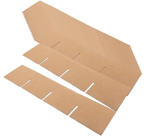 Villful Versandkarton TrennwäNde Aus Papier 6 StüCk 33.5X8X0.3Cm Karton Mit TrennfäChern FüR Sicheren Transport Von Kleinteilen Umzugskartons GläSer Schutz
