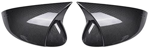 QTIPY Spiegelkappen Seitenspiegel Abdeckungen Für Vw Für Golf 8 MK8 2020 2021 Auto Rückspiegel Gehäuseabdeckung (Color : 1 Set Carbon Pattern)
