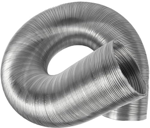 Vent Systems Flexibles Rund Aluminiumrohr DN 80 mm x 1.5 m lange Aluminiumschlauch, Flexibler Schlauch, Abluftschlauch für Heizung und Kühlung Klimaanlagen, Trockner, Abluftventilator