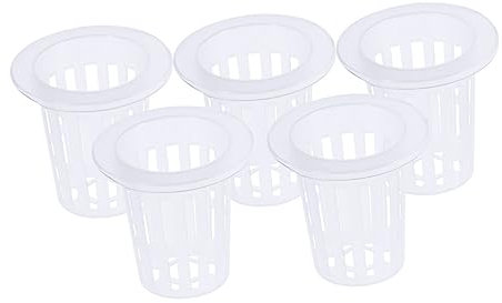 OFFSCH Pots en Filet pour Plantes 50 Pièces en Plastique Blanc