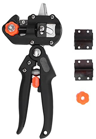 ANKROYU Tijeras de podar, tijeras de injerto de jardín de acero inoxidable resistentes al desgaste, tijeras para podar árboles frutales, tijeras para podar árboles frutales