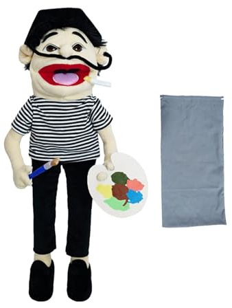 Jeffy Puppet Morbido Peluche Marionetta A Mano | Giocattoli SML Del Burattino Di Mamma/papà Di Jeffy | Marionette A Mano | Giocattolo Della Marionetta A Mano Della Bambola Di Pe-zza Di Jeffy